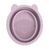 5pcs Makeup Brush Cleaning Solution Bowl Kit Residue Removal Powder