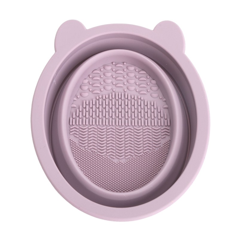 5pcs Makeup Brush Cleaning Solution Bowl Kit Residue Removal Powder