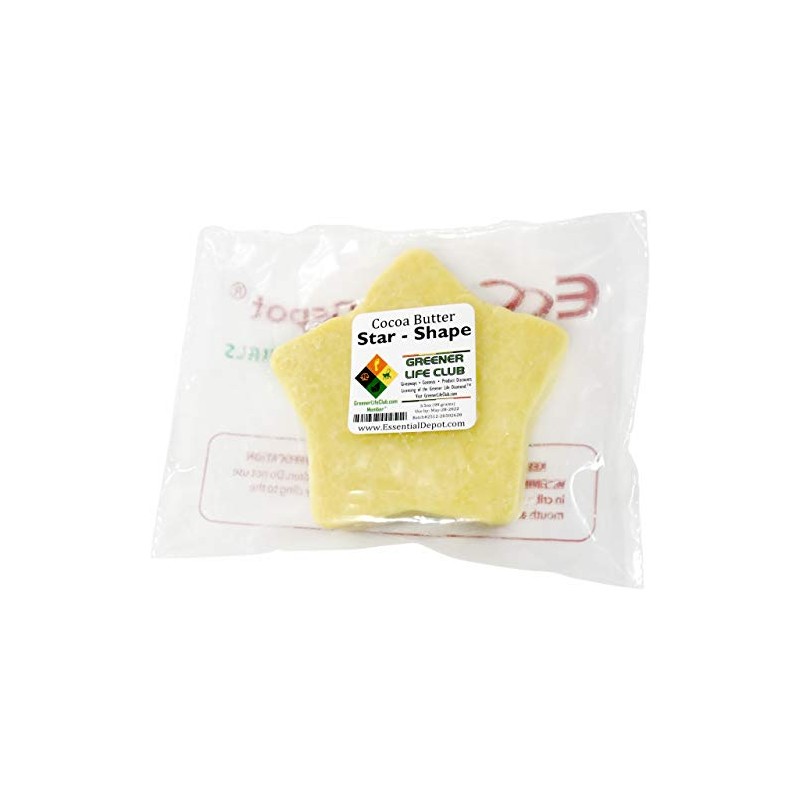 Cocoa Butter - Star - Kosher - Raw - Unrefined