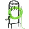Freexployer Garden Hose Holder, Hose Holder Stand Rustproof Freestanding Heavy-Duty