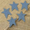 Unbranded Package of 60 Flat Back Blue Speckled 1-1/4" Inch