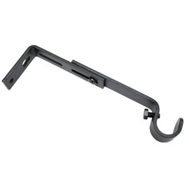 Gardinia Memhi Support Extendible for Diameter 16 mm Black Matt 10-14 cm Single Program Memhis, 2