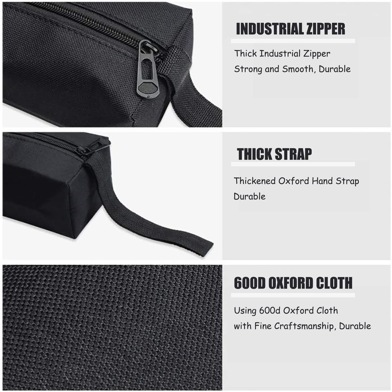 Tool Zipper Pouches, Akozon Waterproof Electrician Tool bag Protable Small