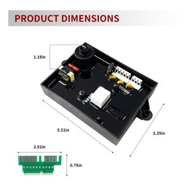 91365 91226 Universal RV Water Heaters Circuit Board Kit Replacment Use Gas/Electric 12 VDC Water Heaters
