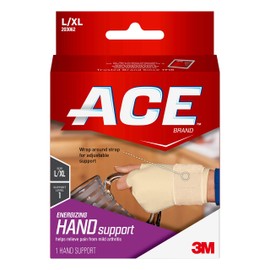 ACE Energizing Hand Support, Large/Extra Large, Beige, 1/Pack