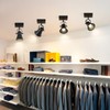 SEEBLEN 2-Light Track Light Fixtures, Adjustable Ceiling/Wall Mount, Industrial Black