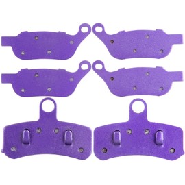 ZENITHIKE Brake Pads for Heritage Softail 2008-2011 for Fatboy Lo 2012-2013 Front and Rear OEM Replacement Brake Pads