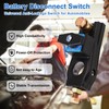 Lyreh Battery Disconnect Switch, Heavy Duty Car Battery Kill Switch
