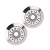 2Pcs Fiber Cleaver Blade Tungsten Carbide 20mm 12 Sides Cutting