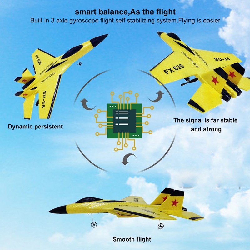 2.4G Foam RC Aircraft Model Electric High Speed Long Life
