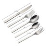 Morcte 80-Piece Stainless Steel Flatware, Service for 16