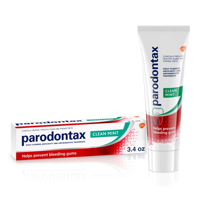 Parodontax Bleeding Gums and Gingivitis Toothpaste, Clean Mint, 3.4 Ounce
