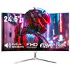 Gawfolk 24.5 Inch Gaming Curved Monitor Built-in Speakers, 3000R 120Hz
