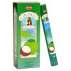 NEU: Saum Hexa-Räucherstäbchen Kokosnuss 20 Stöcke, 6 Packs = 120 Stäbchen