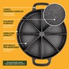 Modern Innovations Classic Cast Iron Wedge Pan, Non-Stick Cornbread Skillet