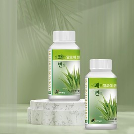 Doori Nongsan Refreshing Byeonjang Aloe Essence 99 720 tablets x 2 bottles / 두리농산 상쾌한변장 알로에센스99 720정 x 2병