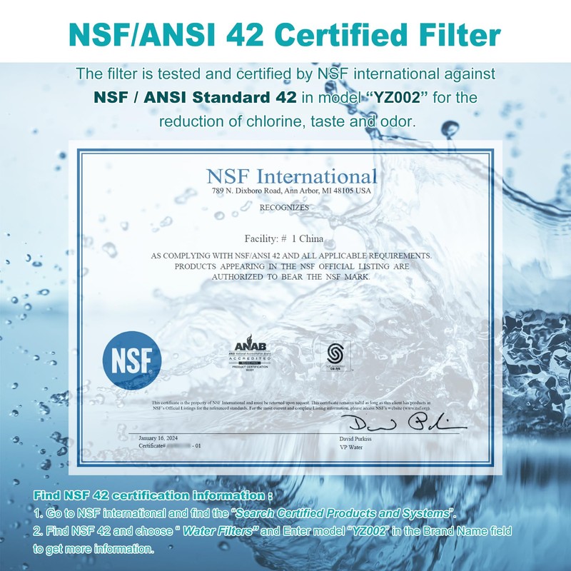 airkitrep Water Filter Replacement for Berkey, NSF42 Standard Activated Carbon