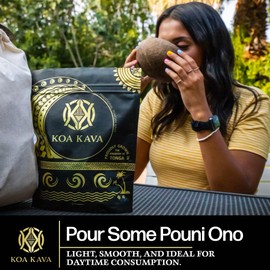 Koa Kava Kava Root Powder – Tongan 1 Pound Noble Kava Bag Pouni ONO Kava Tea Drink, Sourced Directly from Vava'u