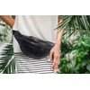 Bum Bag / Waist Bag Genuine Leather (Black), black, Neck