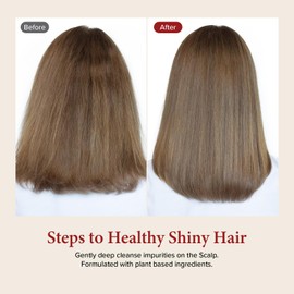 Kundal Natural Hair Shampoo [Ylang Ylang Scent] Ultimate Damage Hair Repair Strengthen, Nourish dry, with Honey, Argan Oil, Macadamia Oil, Free Paraben & Sulfate 1,000ml (500ml x2ea) 33.8 Fl Oz