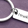 Truck Driver Gift for Men Trucker Keychain Fathers Day Gift