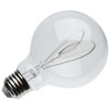 Satco S11528 LED Bulb, 6W (60W Eq), G25 Vintage Globe,