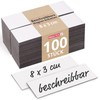 Mag209 Writeable Magnetic Labels 8 x 3 cm White Magnetic