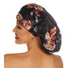 HIUMI Gorro de ducha de lujo para mujer, para rastas,