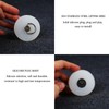 White Drain Stoppers, Bath Sink Plug, Rubber Seal Plugs Covers