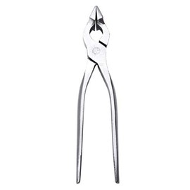 Leather Professional Tools Pliers Curved Nose Pliers Straight Nose Pliers DIY Edge Adjustment Press Flatten Forceps Handbag Wallet Making Tool (Straight Nose Pliers)