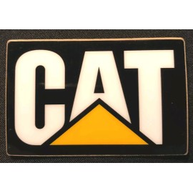 CATERPILLAR EQUIPMENT STICKER “HEAVY MACHINERY CAT” 2“ X 3“ GLOSSY THICK USE