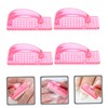 FOMIYES 4pcs Nail Scrub Brush for Fingernails Toenails Cleaning Tools