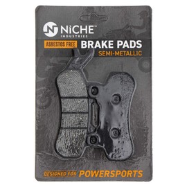 NICHE Brake Pad Kit for Can-Am Defender HD10 HD8 Max T 715900379 715900380 715900381 Front Rear Semi-Metallic