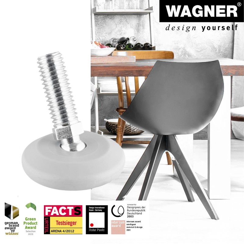 WAGNER Set of 4 Adjustable Foot / Levelling Feet with