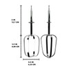 Univen Mixer Beaters Compatible with Sunbeam Mixmasters Models 2366 2367