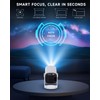 4K Mini Projector with WiFi 6 and Bluetooth 5.2 -