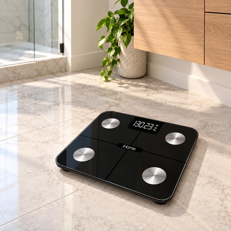 iHome Digital WiFi Smart Scale for Body Weight, Weight Scale,