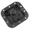SQXBK Butterfly Turn Catch 2PCS Black Recessed Spring Loaded Butterfly