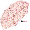 Benetton Pocket Umbrella Super Mini Dots, Hearts Pink, 95 cm