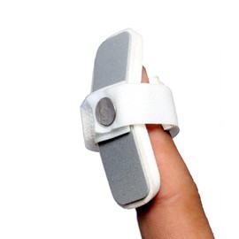 HEALTHANDWEALTH Universal Finger Splint Support and Protect with Precision for Deformity Surgery Recovery, and Broken Fingers