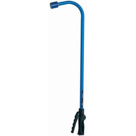 Dramm Touch N Flow Rain Wand Full Watering Flow Trigger Style Shut Off Valve with Lock, for Garden, Yard, Watering Plants, Hanging Baskets, 11 Gallons Per Minute, Blue, 36 Inches Long