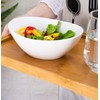 Lawei 4 Pack 9" Porcelain Serving Bowls, 36 Oz Oval