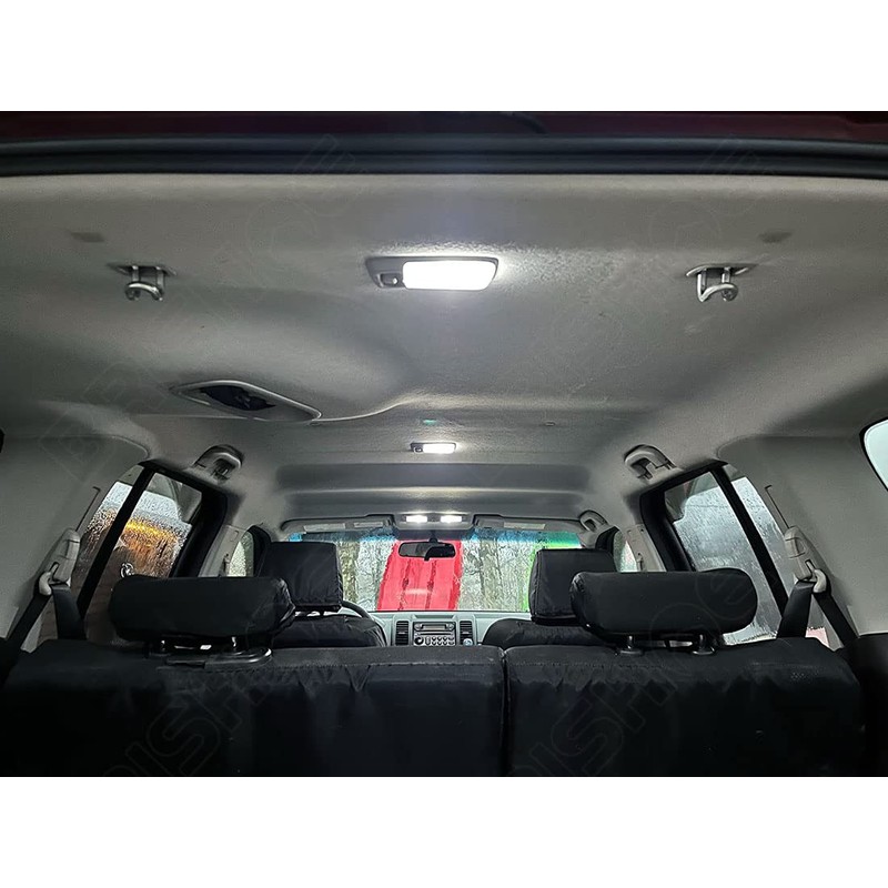 BRISHINE White Interior LED Light Kit for Nissan Xterra 2000