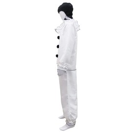 HPO Adult Men's Vintage Clown Costume | Black and White Scary Costumes HC-1041 (S)
