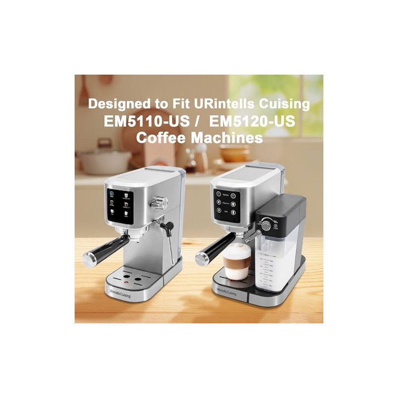 URintells Cuising Replacement 51mm Filter Baskets for Espresso Machine EM5110-US/EM5120-US,