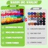 Doxiru 96 Pieces 10.2 oz Needle Felting Wool, 48 Colours