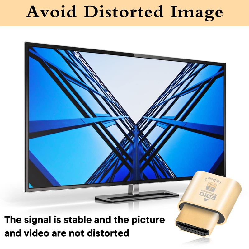 Dummy Plug Headless Ghost Display Emulator Premium Aluminium PC HDMI-Compatible