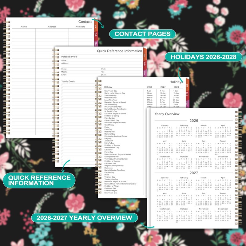 2026 Planner - Planner 2026 Weekly and Monthly, January 2026