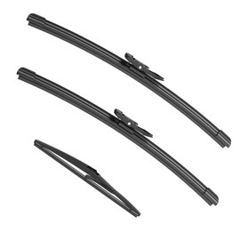 ANIKLUIM® 24"+21" Wiper Blades with 12" Rear Wiper Blade Set Replacement for 2012 2013 2014 2015 2016 2017 Buick Enclave Windshield Wipers Original Factory Quality (Pack of 3)