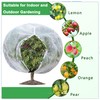 4 Pack Fruit Tree Netting with Zipper & Drawstring, Ultra